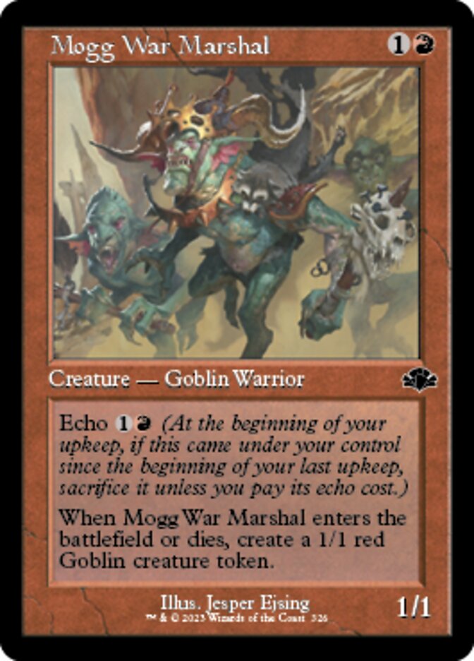 Mogg War Marshal (Retro) [Dominaria Remastered] MTG Single Magic: The Gathering | Red Claw Gaming