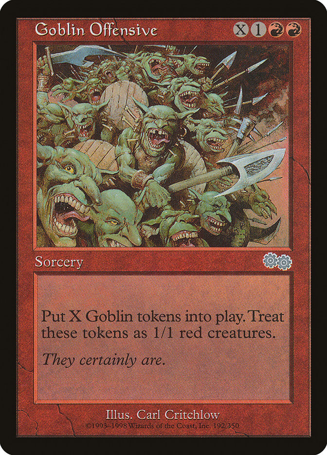 Goblin Offensive [Urza's Saga] MTG Single Magic: The Gathering | Red Claw Gaming