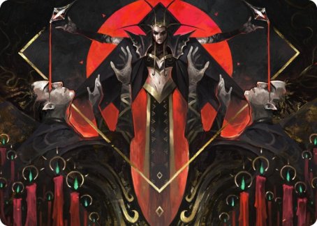 Gift of Fangs Art Card [Innistrad: Crimson Vow Art Series] MTG Single Magic: The Gathering | Red Claw Gaming
