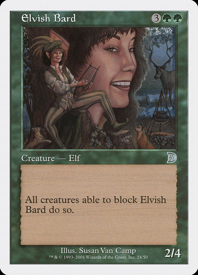 Elvish Bard [Deckmasters] MTG Single Magic: The Gathering | Red Claw Gaming
