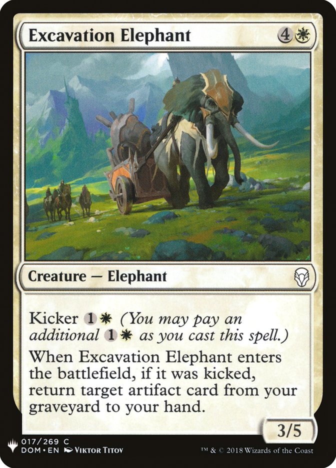 Excavation Elephant [Mystery Booster] MTG Single Magic: The Gathering | Red Claw Gaming