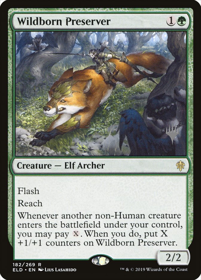 Wildborn Preserver (Promo Pack) [Throne of Eldraine Promos] MTG Single Magic: The Gathering | Red Claw Gaming