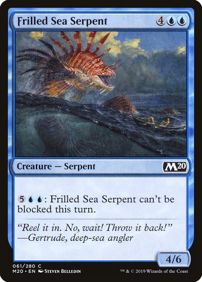 Frilled Sea Serpent [Core Set 2020] MTG Single Magic: The Gathering | Red Claw Gaming