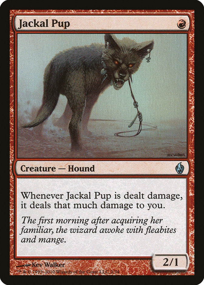 Jackal Pup [Premium Deck Series: Fire and Lightning] MTG Single Magic: The Gathering | Red Claw Gaming