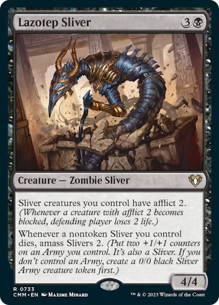 Lazotep Sliver [Commander Masters] MTG Single Magic: The Gathering | Red Claw Gaming