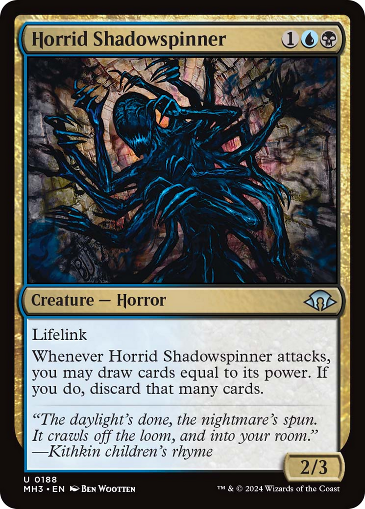 Horrid Shadowspinner [Modern Horizons 3] MTG Single Magic: The Gathering    | Red Claw Gaming