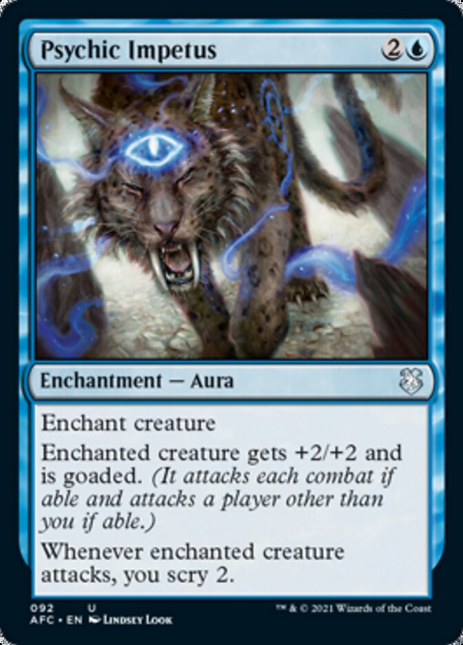 Psychic Impetus [Dungeons & Dragons: Adventures in the Forgotten Realms Commander] MTG Single Magic: The Gathering | Red Claw Gaming