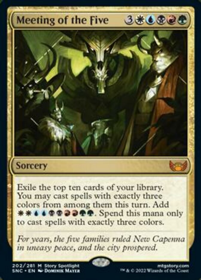 Meeting of the Five [Streets of New Capenna] MTG Single Magic: The Gathering | Red Claw Gaming