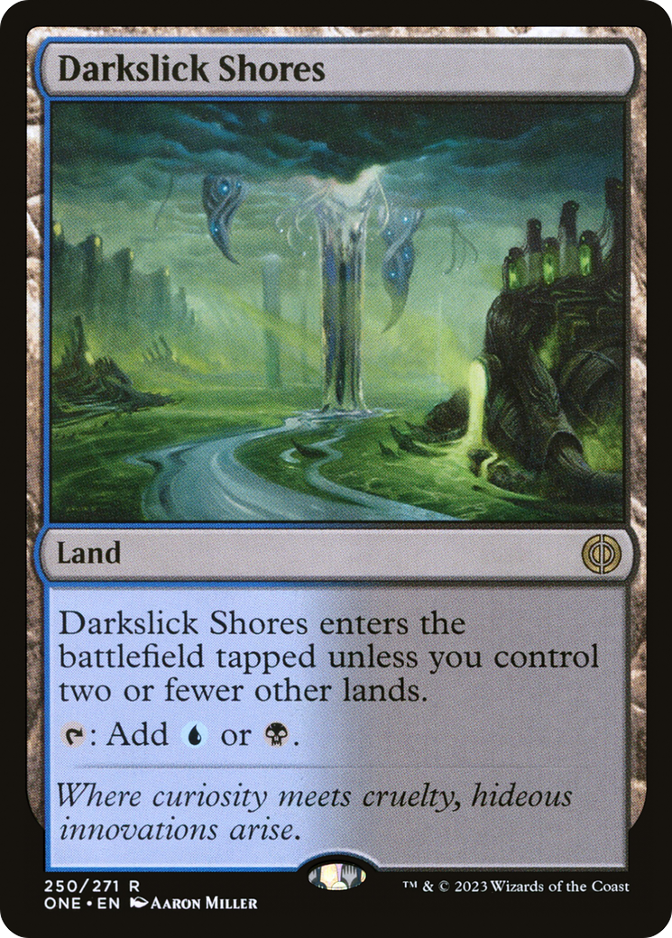 Darkslick Shores [Phyrexia: All Will Be One] MTG Single Magic: The Gathering | Red Claw Gaming