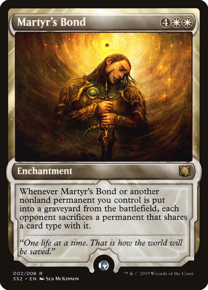 Martyr's Bond [Signature Spellbook: Gideon] MTG Single Magic: The Gathering | Red Claw Gaming