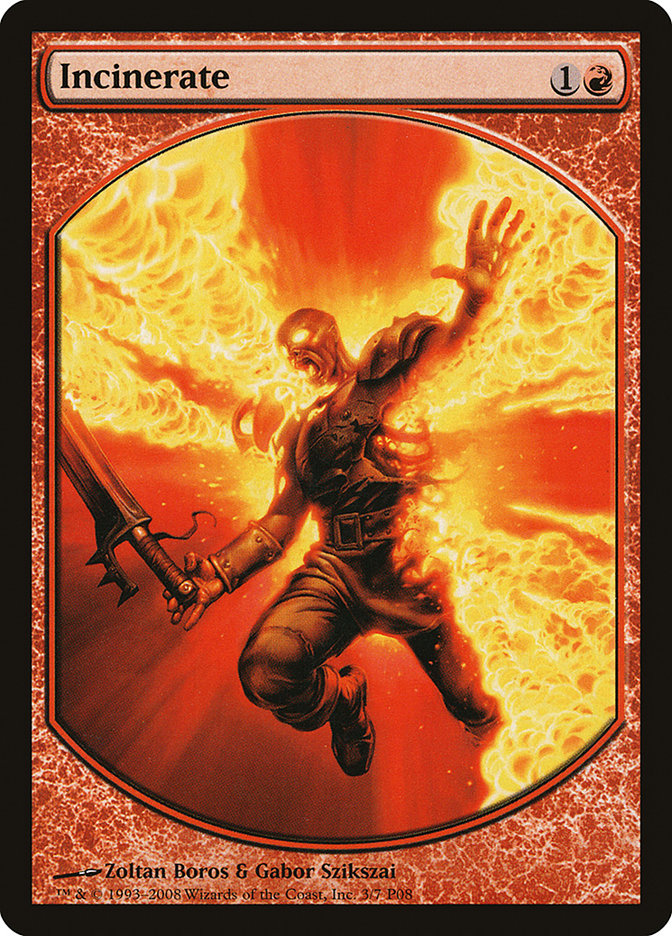 Incinerate [Magic Player Rewards 2008] MTG Single Magic: The Gathering | Red Claw Gaming