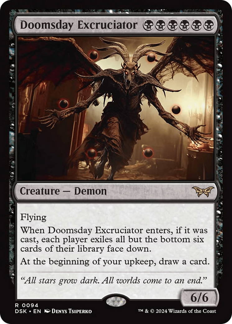 Doomsday Excruciator [Duskmourn: House of Horror] MTG Single Magic: The Gathering | Red Claw Gaming