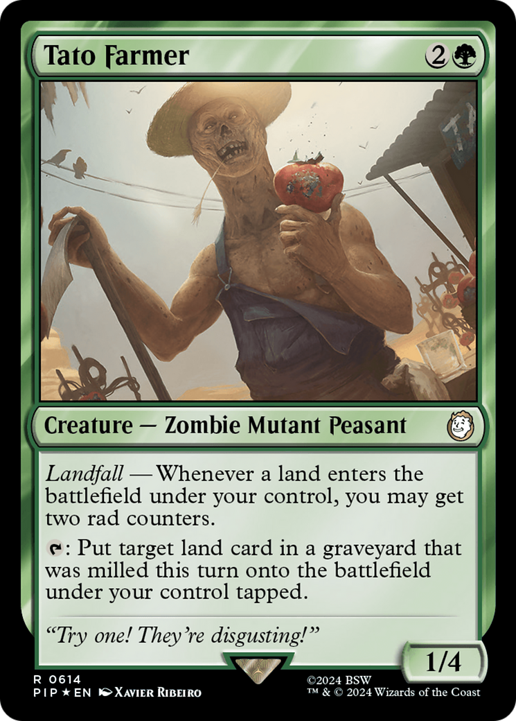 Tato Farmer (Surge Foil) [Fallout] MTG Single Magic: The Gathering    | Red Claw Gaming