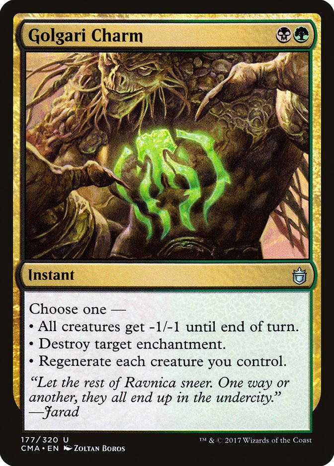 Golgari Charm [Commander Anthology] MTG Single Magic: The Gathering | Red Claw Gaming