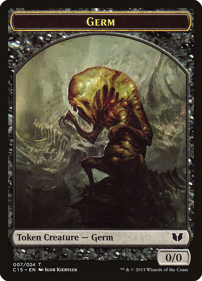 Frog Lizard // Germ Double-Sided Token [Commander 2015 Tokens] MTG Single Magic: The Gathering | Red Claw Gaming