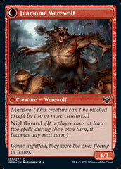 Fearful Villager // Fearsome Werewolf [Innistrad: Crimson Vow] MTG Single Magic: The Gathering | Red Claw Gaming