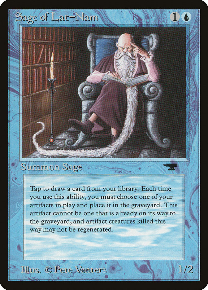 Sage of Lat-Nam [Antiquities] MTG Single Magic: The Gathering | Red Claw Gaming