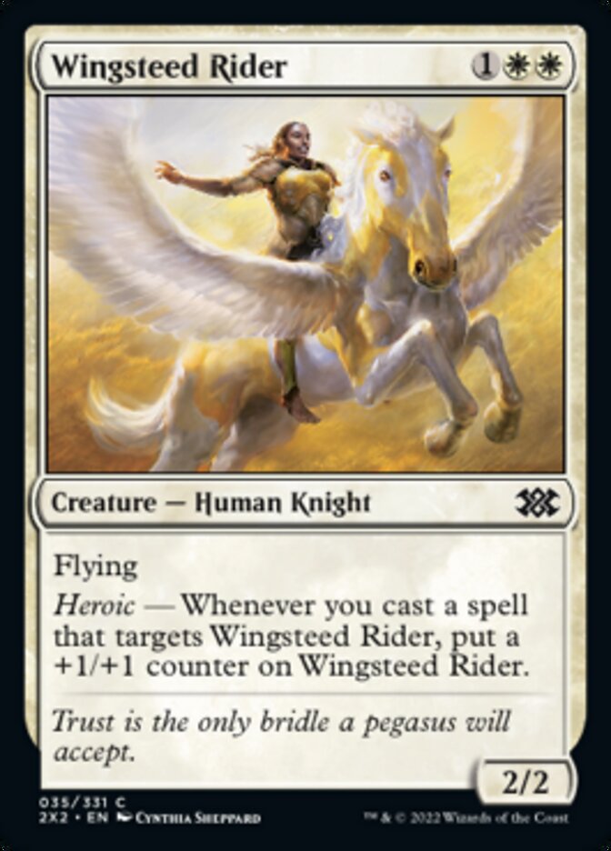 Wingsteed Rider [Double Masters 2022] MTG Single Magic: The Gathering    | Red Claw Gaming