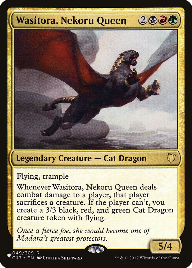 Wasitora, Nekoru Queen [The List] MTG Single Magic: The Gathering | Red Claw Gaming