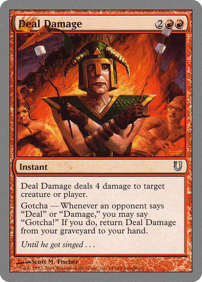 Deal Damage [Unhinged] MTG Single Magic: The Gathering | Red Claw Gaming