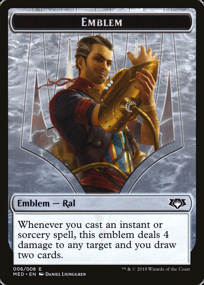Ral, Izzet Viceroy Emblem [Mythic Edition Tokens] MTG Single Magic: The Gathering | Red Claw Gaming