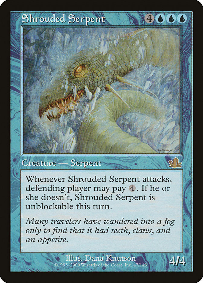 Shrouded Serpent [Prophecy] MTG Single Magic: The Gathering | Red Claw Gaming