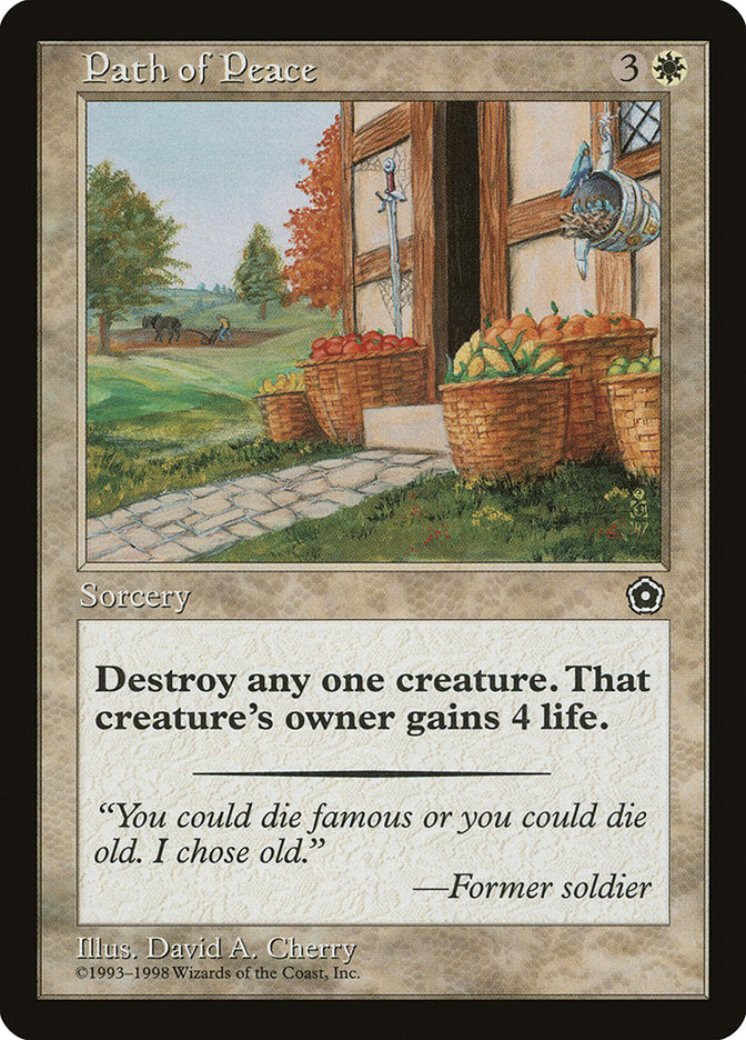 Path of Peace [Portal Second Age] MTG Single Magic: The Gathering | Red Claw Gaming