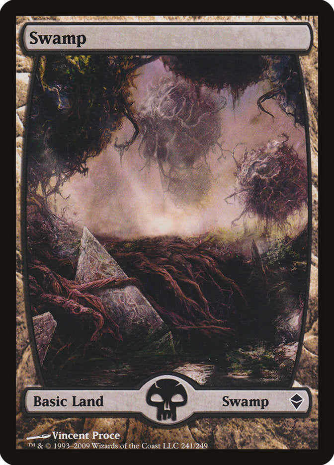Swamp (241) [Zendikar] MTG Single Magic: The Gathering | Red Claw Gaming