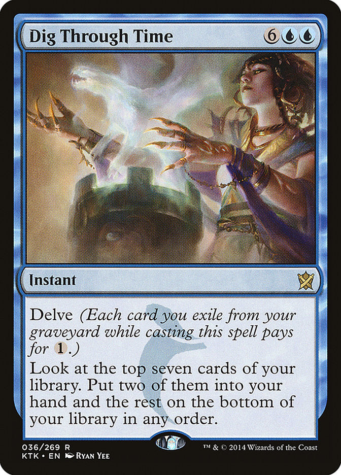 Dig Through Time [Khans of Tarkir] MTG Single Magic: The Gathering | Red Claw Gaming