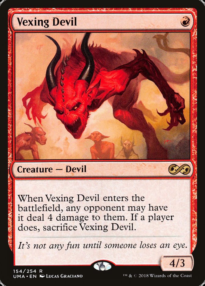 Vexing Devil [Ultimate Masters] MTG Single Magic: The Gathering | Red Claw Gaming