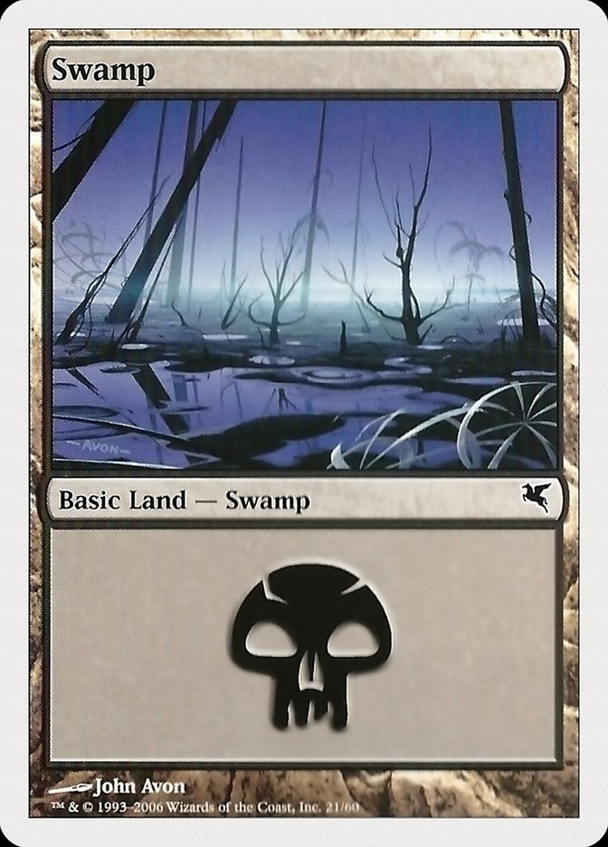 Swamp (21) [Hachette UK] MTG Single Magic: The Gathering | Red Claw Gaming