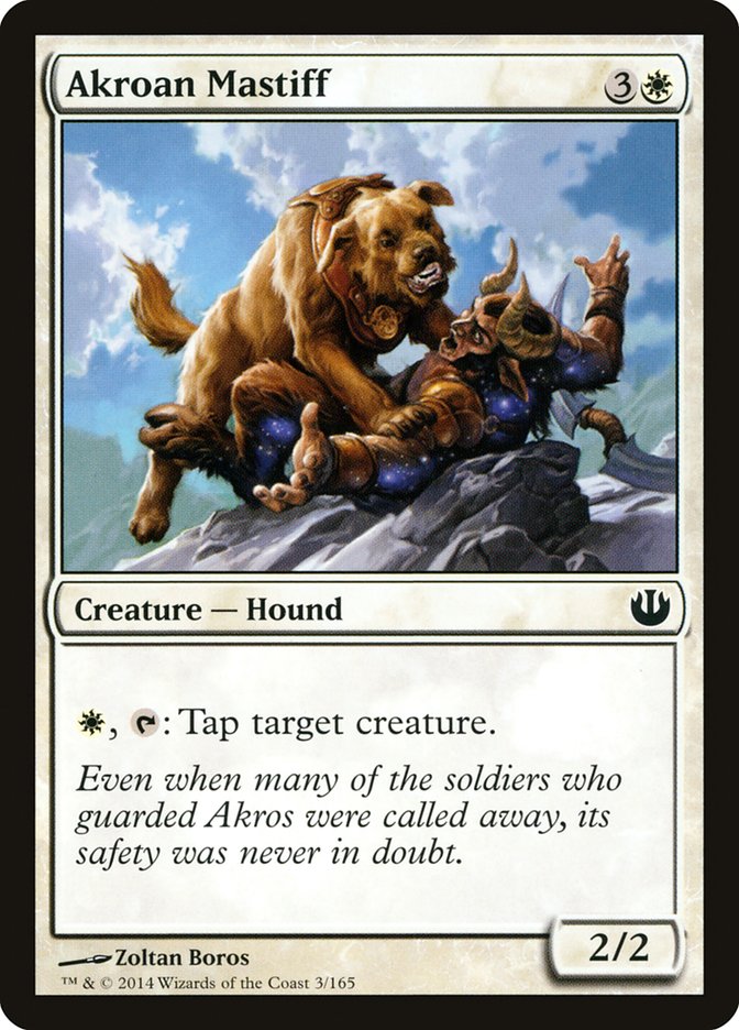 Akroan Mastiff [Journey into Nyx] MTG Single Magic: The Gathering | Red Claw Gaming