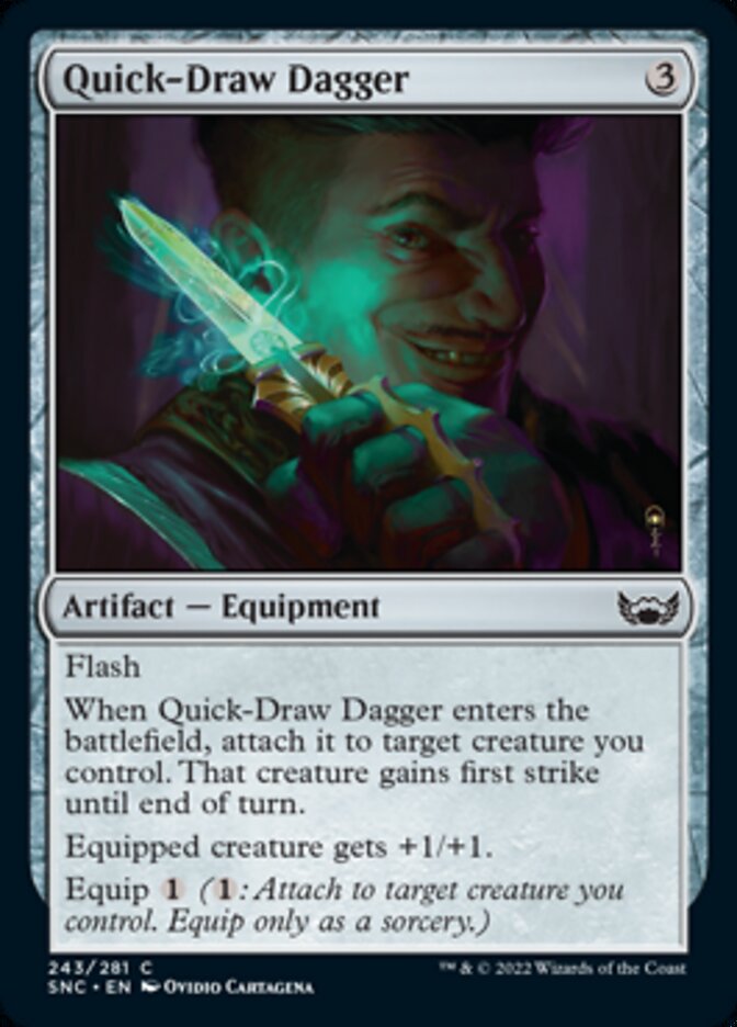 Quick-Draw Dagger [Streets of New Capenna] MTG Single Magic: The Gathering | Red Claw Gaming
