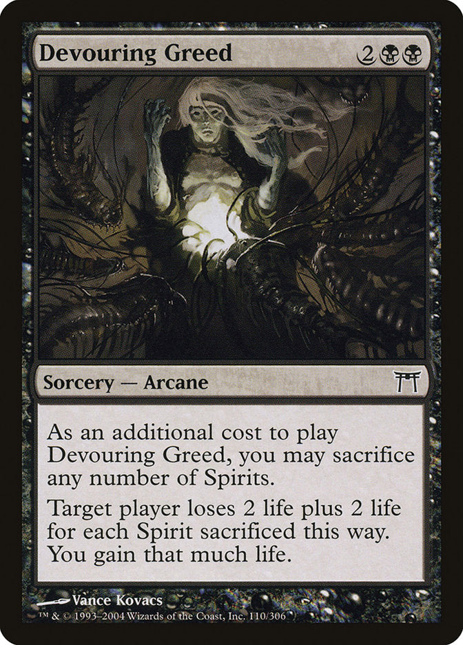 Devouring Greed [Champions of Kamigawa] MTG Single Magic: The Gathering | Red Claw Gaming