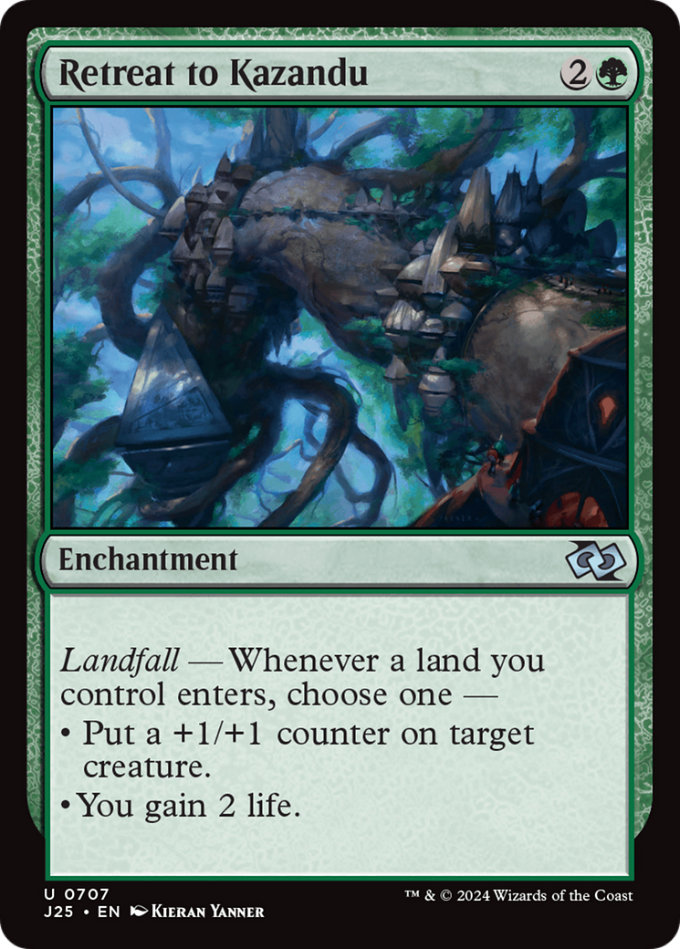 Retreat to Kazandu [Foundations Jumpstart] MTG Single Magic: The Gathering | Red Claw Gaming