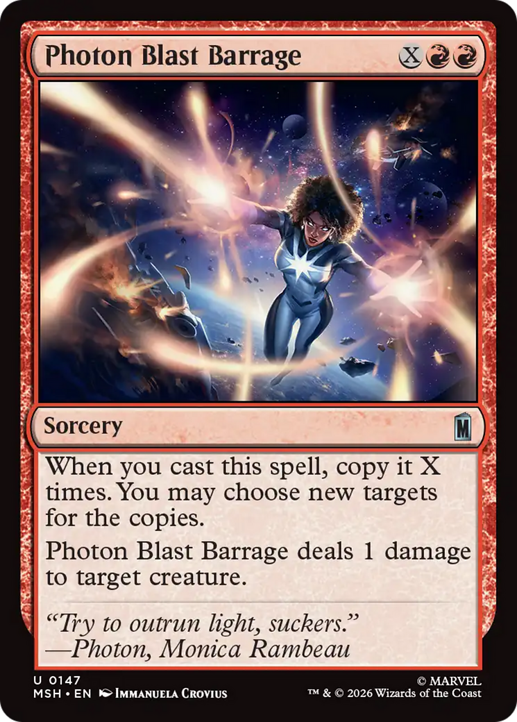 Photon Blast Barrage [Marvel Super Heroes] MTG Single Magic: The Gathering | Red Claw Gaming