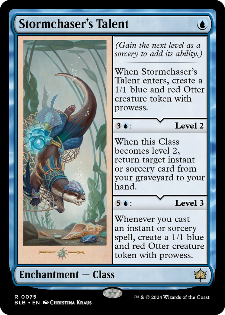Stormchaser's Talent [Bloomburrow] MTG Single Magic: The Gathering | Red Claw Gaming