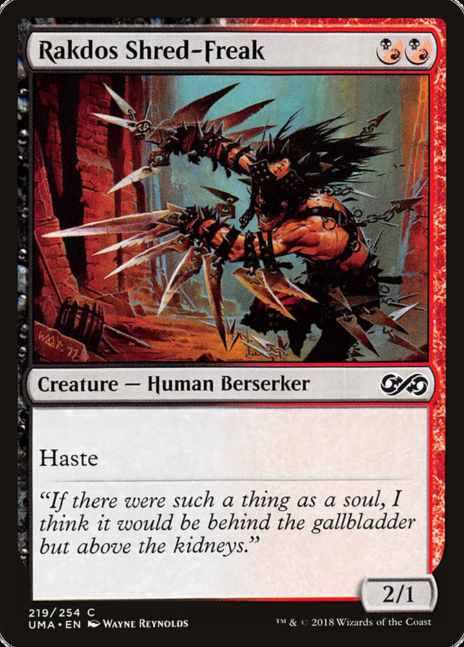 Rakdos Shred-Freak [Ultimate Masters] MTG Single Magic: The Gathering | Red Claw Gaming