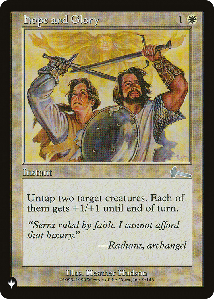 Hope and Glory [The List] MTG Single Magic: The Gathering | Red Claw Gaming