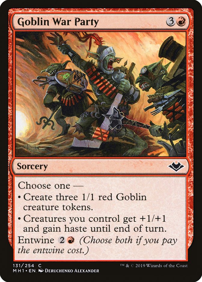 Goblin War Party [Modern Horizons] MTG Single Magic: The Gathering    | Red Claw Gaming