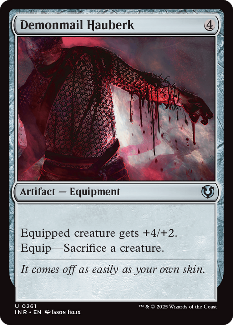 Demonmail Hauberk [Innistrad Remastered] MTG Single Magic: The Gathering | Red Claw Gaming