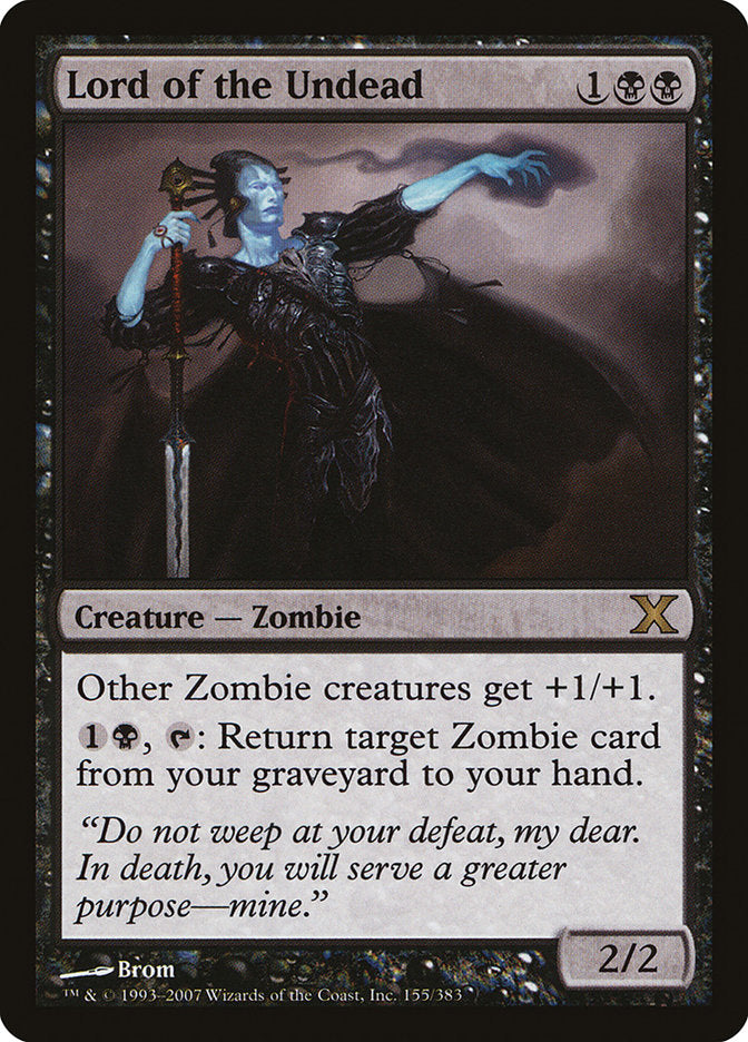 Lord of the Undead [Tenth Edition] MTG Single Magic: The Gathering | Red Claw Gaming