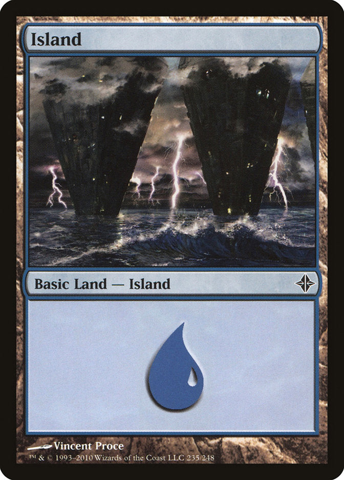 Island (235) [Rise of the Eldrazi] MTG Single Magic: The Gathering | Red Claw Gaming