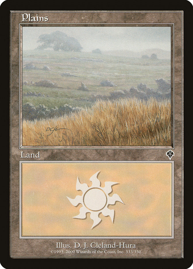 Plains (333) [Invasion] MTG Single Magic: The Gathering | Red Claw Gaming