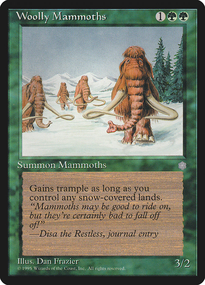 Woolly Mammoths [Ice Age] MTG Single Magic: The Gathering | Red Claw Gaming