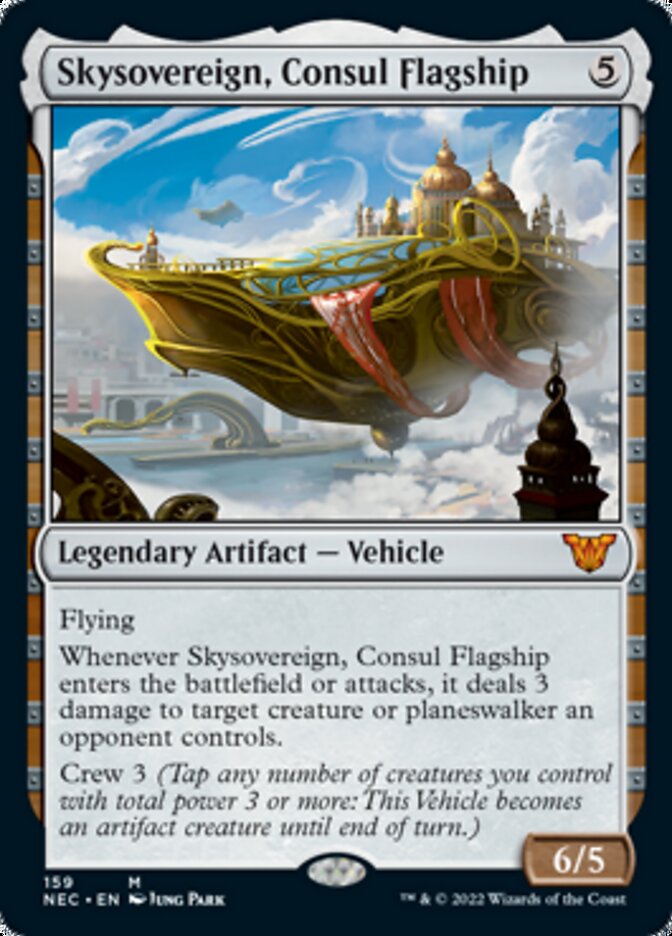 Skysovereign, Consul Flagship [Kamigawa: Neon Dynasty Commander] MTG Single Magic: The Gathering | Red Claw Gaming