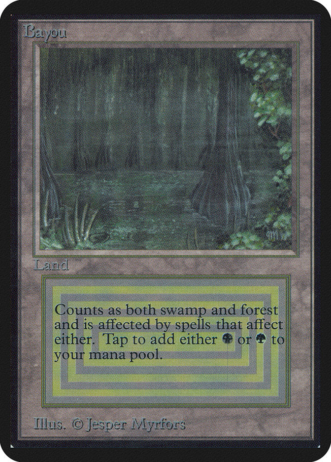 Bayou [Alpha Edition] MTG Single Magic: The Gathering | Red Claw Gaming