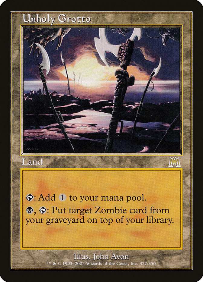 Unholy Grotto [Onslaught] MTG Single Magic: The Gathering | Red Claw Gaming