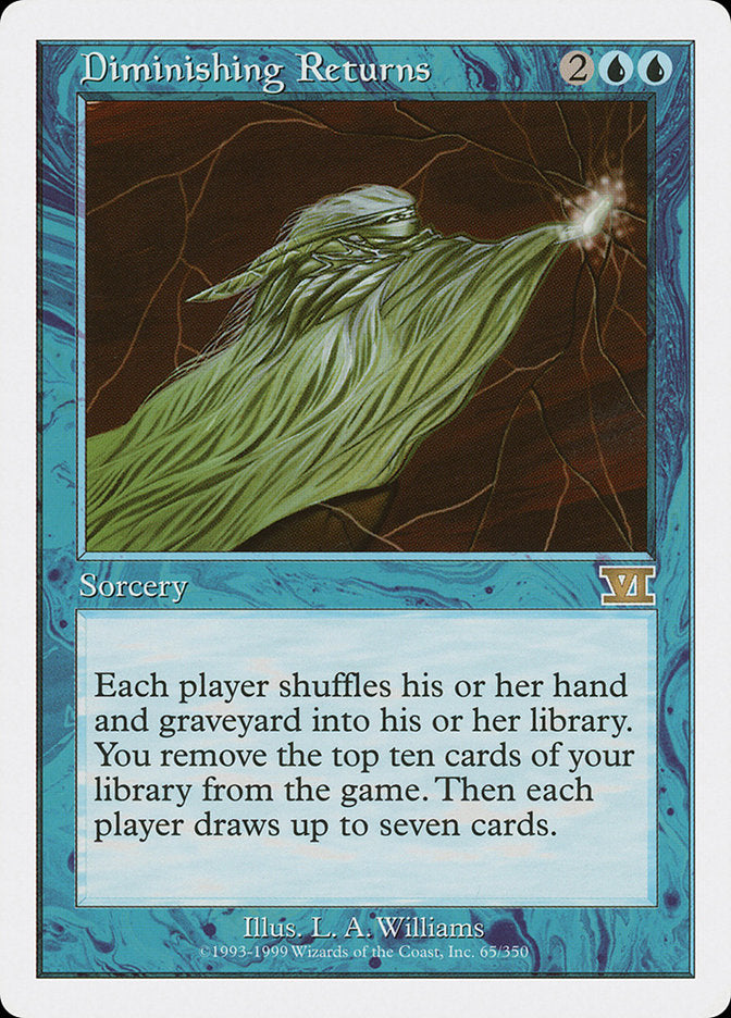 Diminishing Returns [Classic Sixth Edition] MTG Single Magic: The Gathering | Red Claw Gaming