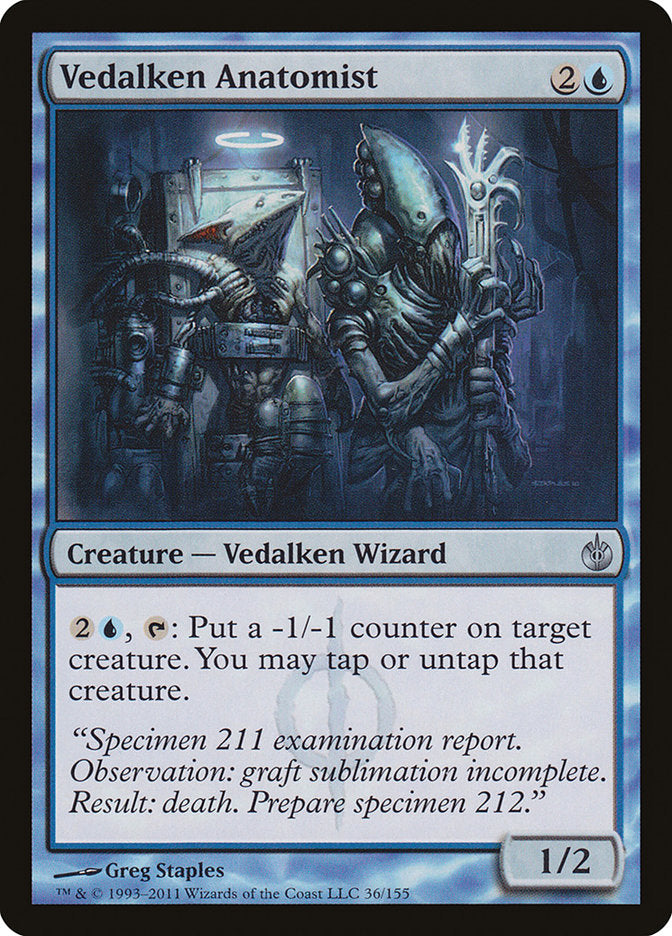 Vedalken Anatomist [Mirrodin Besieged] MTG Single Magic: The Gathering | Red Claw Gaming